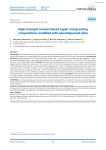 High-strength cement-based repair and grouting compositions modified with nanodispersed silica