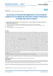 Assessment of the potential application of thermoplastic polymers for insulating the electrodes of high-temperature cartridge-type electric heaters