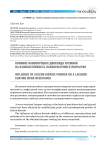 Влияние нанопорошка диоксида кремния на износостойкость лакокрасочного покрытия