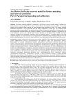 An effective field scale reservoir model for history matching and reservoir prediction. Part 2. Parametrical upscaling and calibration