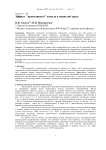 Эффект "проводящего" канала в пористой среде