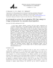 A comparative survey for an adaptive fir filter design in image compression by wavelets decomposition
