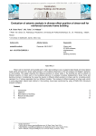 Evaluation of seismic analysis in diverse effect position of shear wall for reinforced concrete frame building