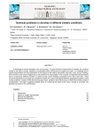 Technical problems in churches in different climatic conditions