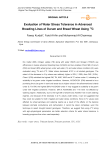 Evaluation of water stress tolerance in advanced breeding lines of durum and bread wheat using 13C