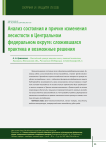 Анализ состояния и причин изменения лесистости в Центральном федеральном округе: сложившаяся практика и возможные решения