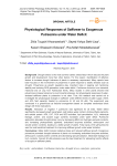 Physiological responses of safflower to exogenous putrescine under water deficit