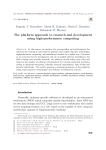 The platform approach to research and development using high-performance computing