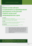 Влияние состава субстрата на приживаемость и корнеобразование адаптируемых ex vitro растений голубики полувысокой североамериканских сортов