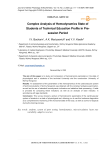 Комплексный анализ состояния гемодинамики студентов профиля технического образования в предсессионный период