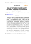 Heavy Metal Accumulation and Metabolic Changes Associated with Pollution in Vernonia Cinerea (L.) Less. Growing Under Ecologically Different Habitats