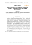 Effect of Elevated CO2 on Growth and Biochemical changes in Catharanthus roseus - An Valuable Medicinal Herb