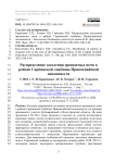 Распределение засоления орошаемых почв в районе Сарпинской ложбины Прикаспийской низменности