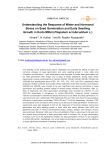 Understanding the Response of Water and Hormonal Stress on Seed Germination and Early Seedling Growth in Kodo Millet (Paspalum scrobiculatum L.)