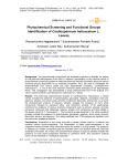 Phytochemical Screening and Functional Groups Identification of Cardiospermum halicacabum L. Leaves