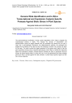 Genome wide identification and in-silico transcriptional and expression analysis specific protease against biotic stress in plant species