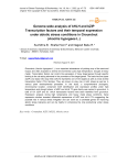 Genome-wide analysis of BHLH and BZIP transcription factors and their temporal expression under abiotic stress conditions in groundnut (Arachis hypogaea L.)