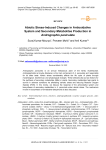 Abiotic stress-induced changes in antioxidative system and secondary metabolites production in Andrographis paniculata