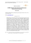 GC/MS Artemisia herba alba Asso (Asteraceae) phytochemical screening