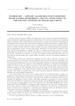 Гибридный MPI + OpenMP алгоритм переупорядочения симметричных разреженных матриц и его применение к решению СЛАУ