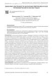 Динамика численности населения северокавказских регионов России в 2010-2022 годах