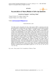 Accumulation of heavy metals in soil-crop systems