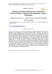 Synthesis of carbon nanoparticles and study of bioaccumulation in seeds and its application in plant fortification