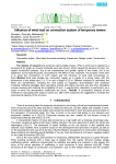 Influence of wind load on connection system of temporary towers