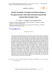 Genetic variability, correlation and path analysis in fenugreek grown under sub-humid sub-tropical red lateritic belt of Eastern India