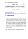 Quantitative phytochemical analysis on leaf extract of Calanthe masuca (D.Don) Lindl., an endangered medicinal plant (Orchidaceae)