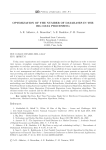 Optimization of the number of databases in the big data processing