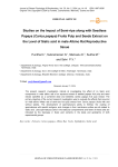 Studies on the impact of semi-ripe along with seedless papaya (Carica papaya) fruits pulp and seeds extract on the level of sialic acid in male albino rat reproductive tissue