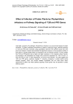 Effect of infection of potato plants by Phytophthora infestans on pathway signaling of tub and PR5 genes