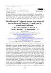 Identification of technosols formed from industrial dust in the area of Yazd city (Central Iran) by ground-based radiometry