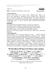 The Brazilian soil spectral library data opening