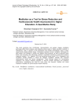Meditation as a tool for stress reduction and cardiovascular health improvement in higher education: a quantitative study