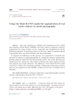 Using the Mask R-CNN model for segmentation of real estate objects in aerial photographs