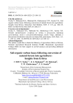 Soil organic carbon losses following conversion of natural forests into agriculture: Insights from Eritrea
