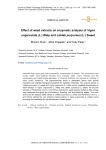 Effect of weed extracts on enzymatic analysis of Vigna unguiculata (L.) Walp. and Lablab purpureus (L.) Sweet