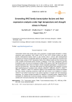 Unraveling NAC family transcription factors and their expression analysis under high temperature and drought stress in peanut