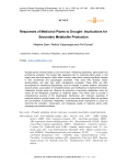 Responses of medicinal plants to drought: implications for secondary metabolite production