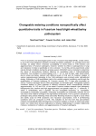 Changeable watering conditions nonspecifically affect quantitative traits in Fusarium head blight–wheat/barley pathosystem