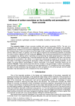Influence of carbon nanotubes on the durability and permeability of foam concrete