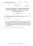 The elemental composition of needles of forest-forming species in Baikal Siberia in areas with accumulated environmental damage