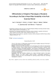 Differentiation of Adaptive Phenotypes of Students According to the Data of Heart Rate Variability in the Post-Exercise Period