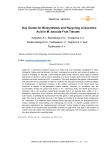 Key Genes for Biosynthesis and Recycling of Ascorbic Acid in M. baccata Fruit Tissues