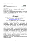 Soil and anthropogenic climate change