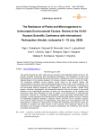 The Resistance of Plants and Microorganisms to Unfavorable Environmental Factors: Review of the VII All-Russian Scientific Conference with International Participation (Irkutsk, Listvyanka 5 – 10 July, 2026)