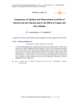 Comparison of Catalase and Ribonuclease Activities of Glycine max and Glycine soja to the Effect of Copper and Zinc Sulfates