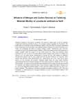Influence of Nitrogen and Carbon Sources on Twitching-Mediated Motility of Lysobacter antibioticus Hz25